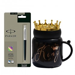 King Crown Coffee Mug and Pen