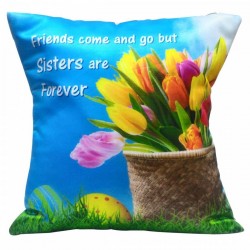 Gift For Sister - Digitally Printed Cushion with Filler