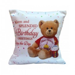Birthday Gift Printed Cushion (Cushion Filler + Cover)