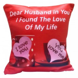 Printed Cushion With Love Quote For Husband