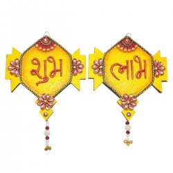 Decorative Shubh Labh For Wall/Door Hanging
