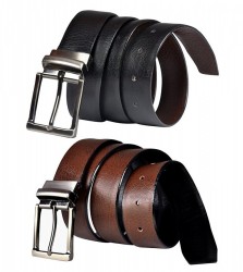 Belt For Men | Reversible Black/Brown Belt For Men | Formal Belt Gift For Men/Boys/Husband/Boyfriend