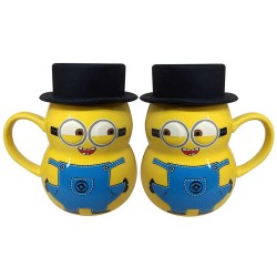 Ceramic Minion Cup/Mug With Cap Lid