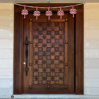 Lotus Bandarwal for Main Door, Mandir & Home Decoration (3.3 Feet)