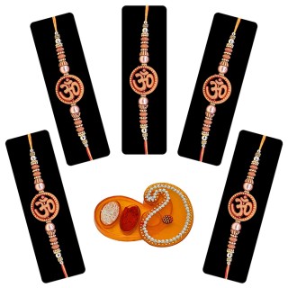 Set of 5 Mahakal Rakhi For Bhai