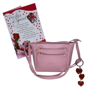 Best Gift for Girlfriend, Wife - Love Scroll Card, Handbag, Keychain - Birthday - Anniversary - Valentine Day Gift