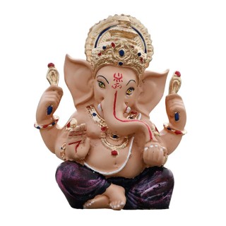 Lord Ganesha Statue for Home Temple, Car Dashboard and Showpiece