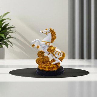 Horse Statue for Home Decor & Vastu Good Luck Showpiece Gift