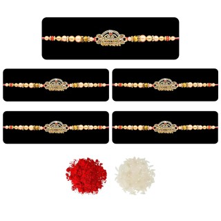 Shyam Baba Rakhi for Brother Set of 5