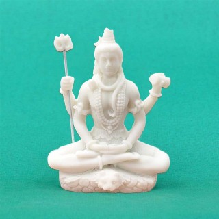 Lord Shiva Idol for Car Dashboard and Home Temple | Shiv Ji murti for Gifting | Shiv Ji Dhyan Mudra Statue
