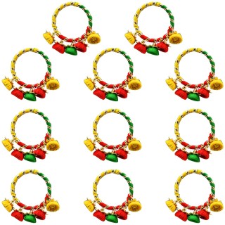 Cultural Gota Patti Bracelet for Return Gifts for Women (Pack of 11)