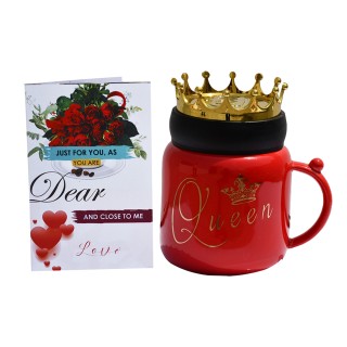 Coffee Mug And Love Greeting Card