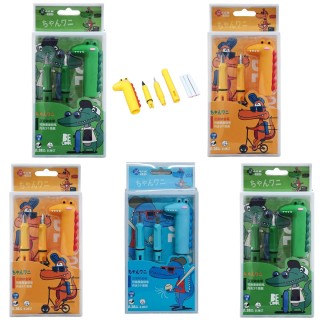 Dinosaur Themed Fountain Pen Set for Birthday Return Gifts for Kids (Pack of 5)