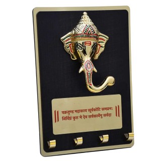 Metal Ganesha Wall Hanging Key Holder