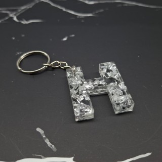 Customised Alphabet Resin Keychain