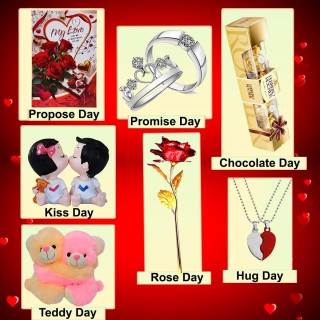 Valentine Week Gift Combo - 7 Days of Valentine Gift