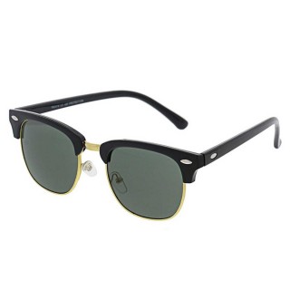 Clubmaster Sunglasses UV Protected for Men and Women (Green)