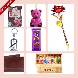 Valentine Week 7 Day Gift Combo for Boys, Men - Birthday - Anniversary - Surprise Gift