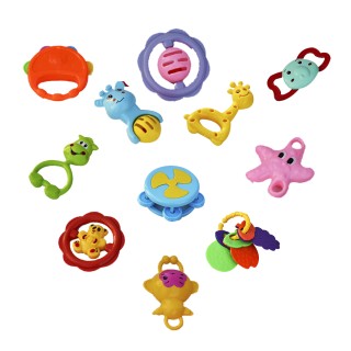 Rattles Toys for Newborn Babies / Toddler - Set of 11