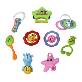 Rattles Toys for Newborn Babies / Toddler - Set of 9