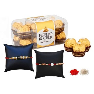 Ferrero Rocher Chocolate Box With Bhai Dooj Thread