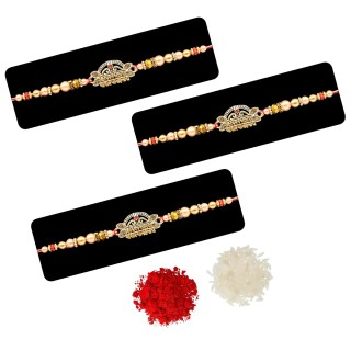 Khatu Shyam Rakhi for Brother Set of 3