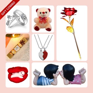 Valentine Week Gift Set for Boyfriend, Girlfriend - 7 Days Gift Combo