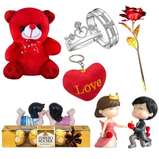 Valentine Week Gift Set - 7 Days of Valentine Gifts Hamper
