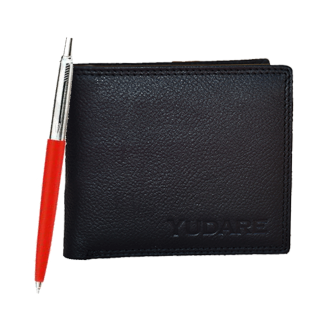 Gift Pack For Teacher Sir - Mens Wallet With Pen