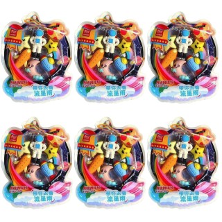 Space Theme Eraser Set for Birthday and Kanjak Return Gifts (Pack of 6)